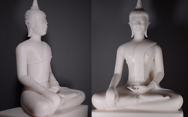 五軸聯(lián)動加工中心雕刻大型佛像案例