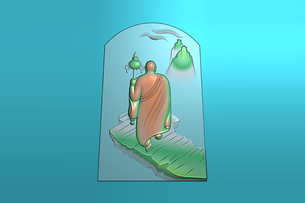 【佛】玉雕機(jī)平面浮雕圖紙A-20509